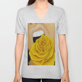 Rose Envy V Neck T Shirt