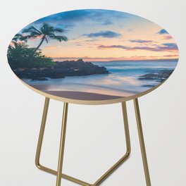 Ocean Sunset Beach, Maui, Hawaii Side Table