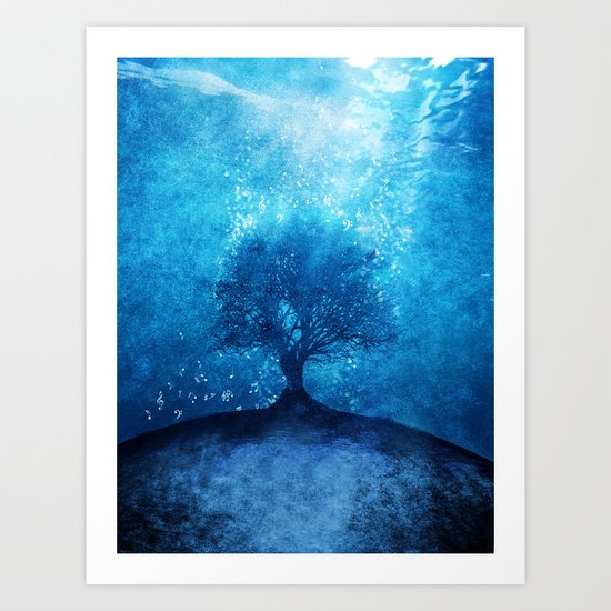 Songs from the sea. Art Print