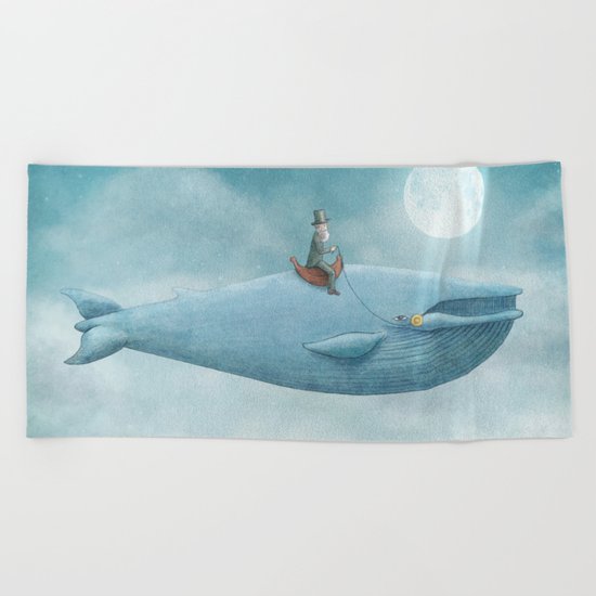 Whale Rider Beach Towel