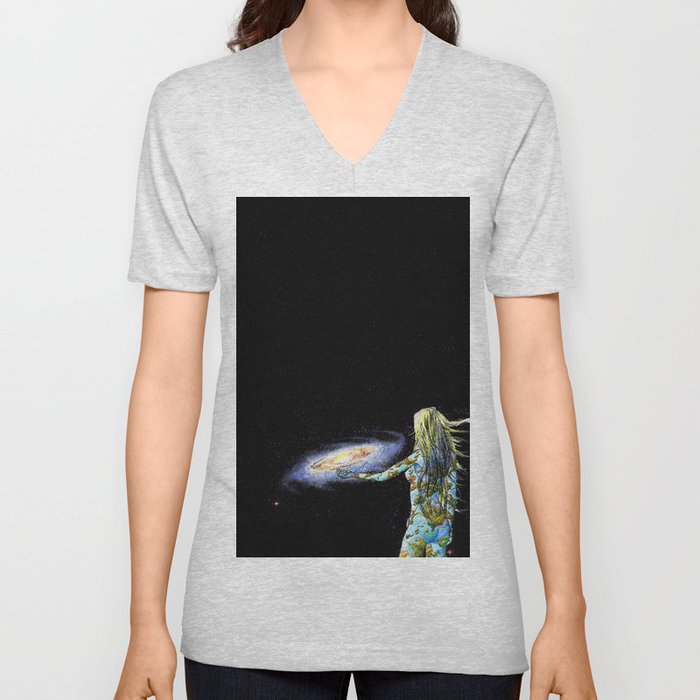 Mother Earth V Neck T Shirt
