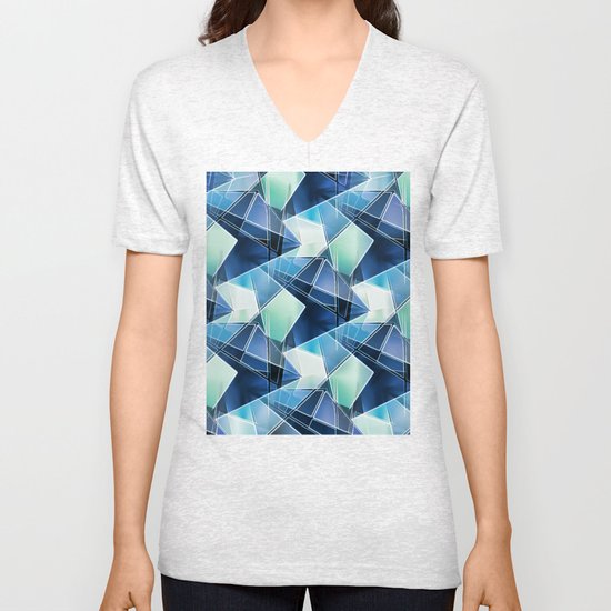 Iced Geometric Unisex V-Neck