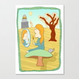 once upon a mushroom Canvas Print