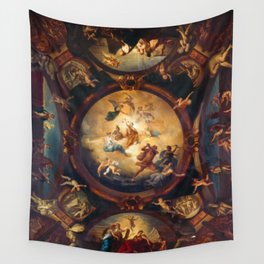 Justice Ensures Peace and Protects the Arts Ceiling Fresco Wall Tapestry