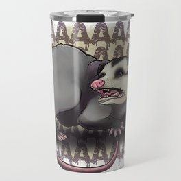 Screaming Opossum Possum Travel Mug