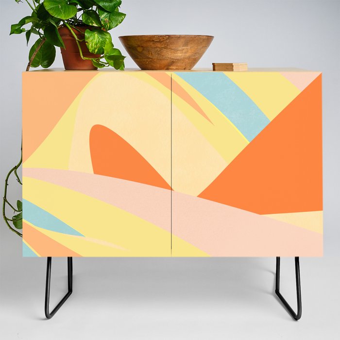 The Dunes - Abstract Landscape Credenza