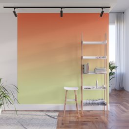 Orange and Yellow Gradient Wall Mural