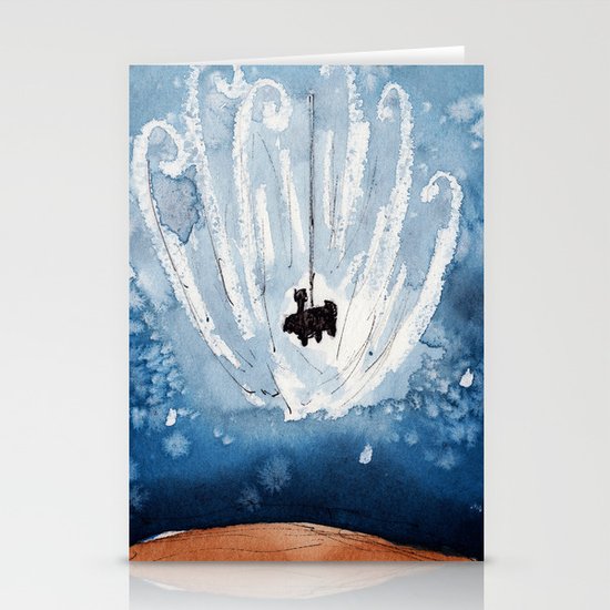 The Landing of Curiosity Stationery Cards