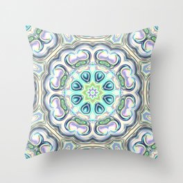 Star Flower of Symmetry 724 Throw Pillow
