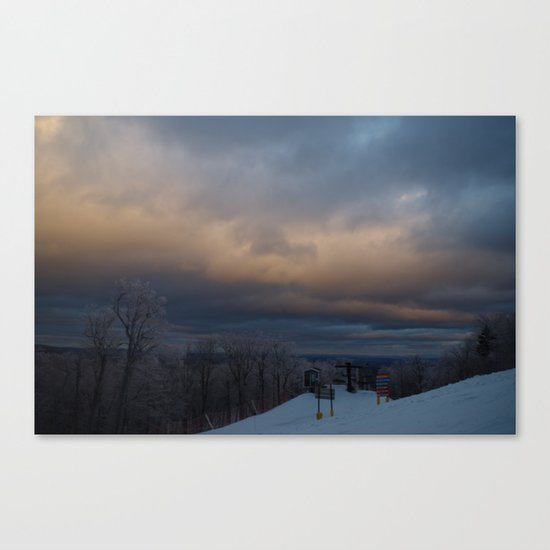 The lonely Chair Canvas Print