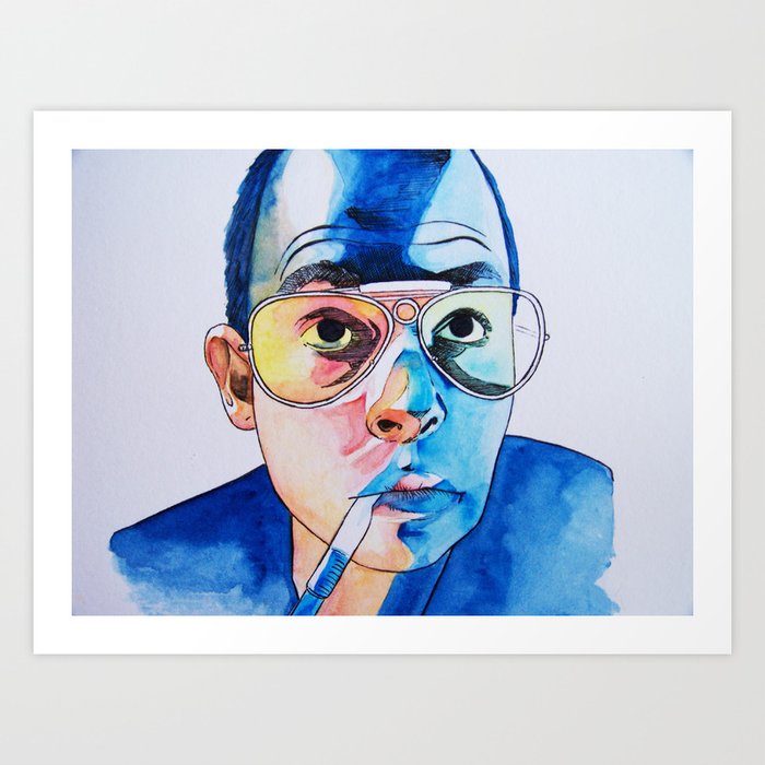 Fear And Loathing In Las Vegas Art Print By Cyanideart Society6