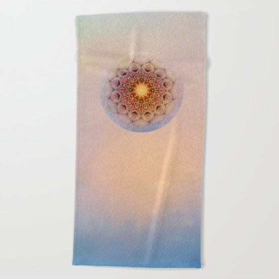 Asterisk Mandala Beach Towel