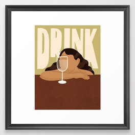 Drink Framed Art Print