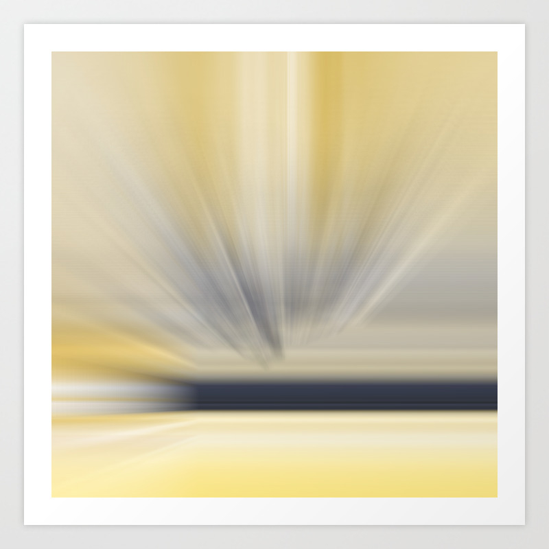 Charcoal Grey Yellow Abstract Art Print By Artaddiction45 Society6