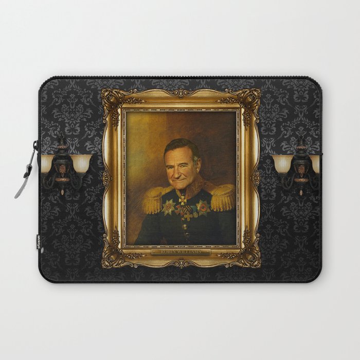 Robin Williams - replaceface Laptop Sleeve