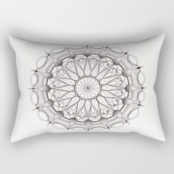 Mandala #1 Rectangular Pillow