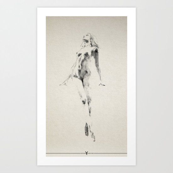 Transcending Woman Art Print