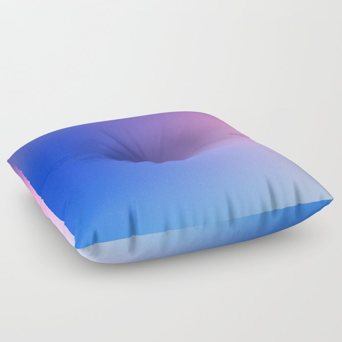 23  Blue Gradient Background 220715 Minimalist Art Valourine Digital Design Floor Pillow