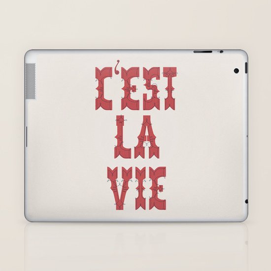 C'est La Vie Laptop & iPad Skin