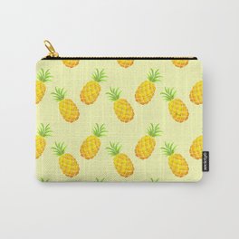 Pineapple Pattern - Yellow Carry-All Pouch
