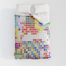 Multi-color mosaic Comforter