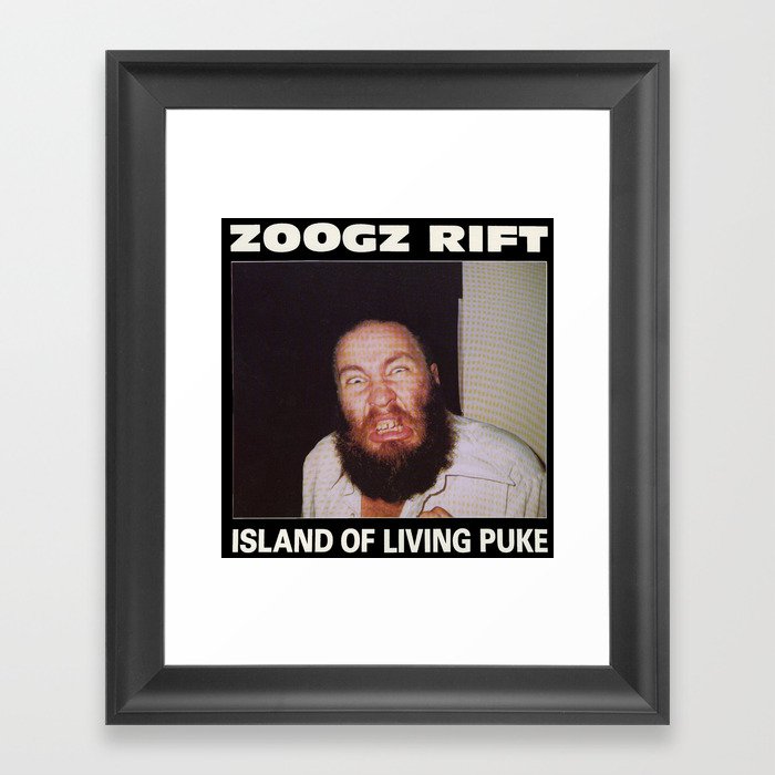 Zoogz Rift - Island of Living Puke Framed Art Print