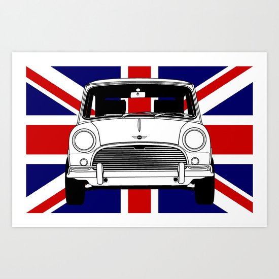 Classic Mini. Art Print