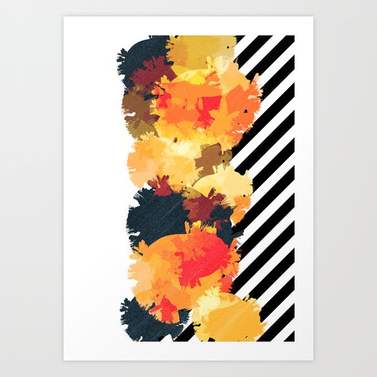 The Fall Patterns #3 Art Print