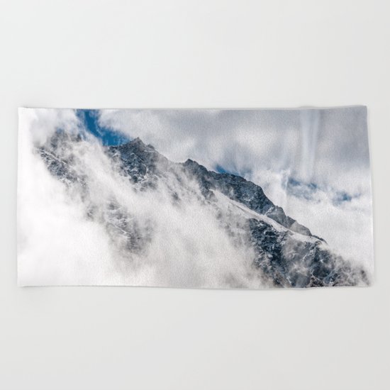 Misty Mountain II Beach Towel