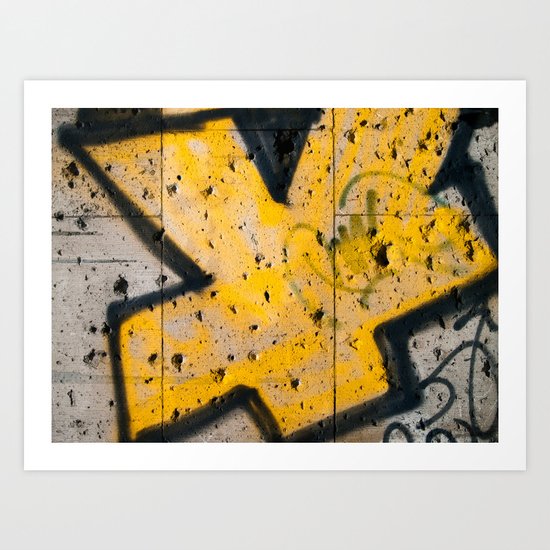 writing on the wall Art Print