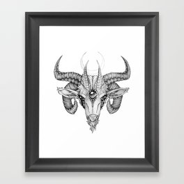 Holy Goat Framed Art Print