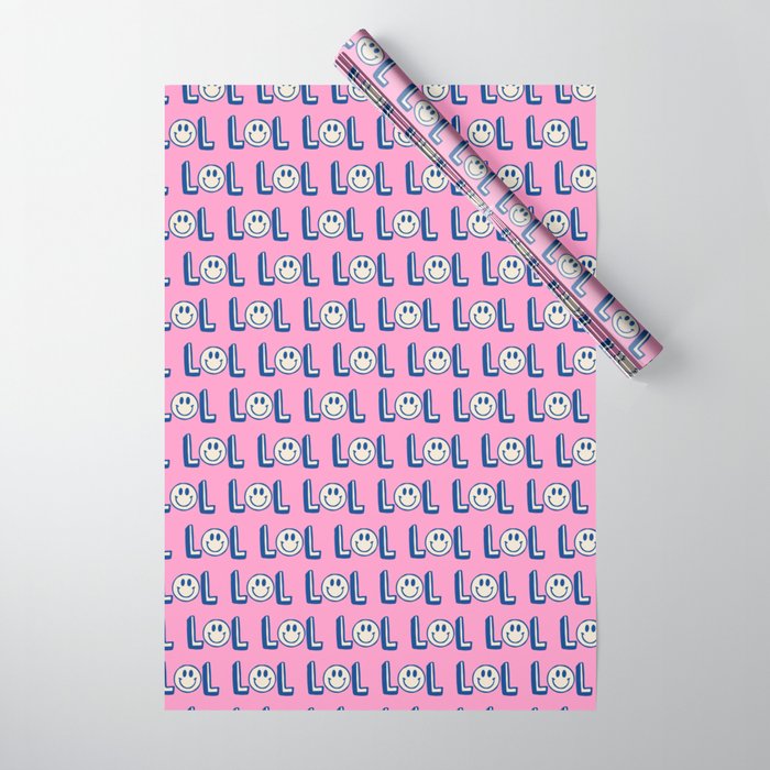 LOL Wrapping Paper by Amy Civetti Society6
