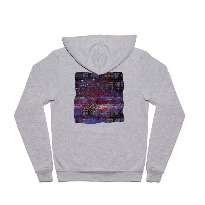 4th of July Fireworks Abstract Hoody