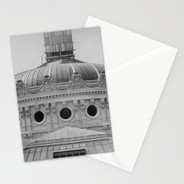 Paris Opera House Grand cupola, Opera Garnier Paris, France landscape photograph - photography - photographs by Louis Emile Durandelle Stationery Card