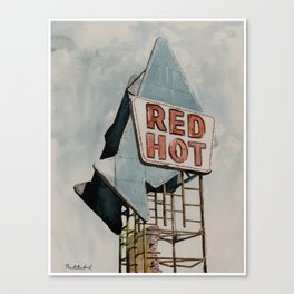 Red Hot - Meridian, MS Canvas Print