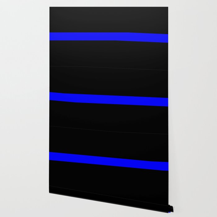 Thin Blue Line Police Flag Wallpaper by