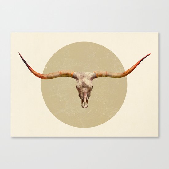 Longhorn Canvas Print