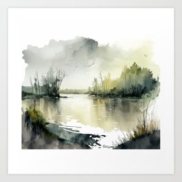 Whispers of the River Art Print