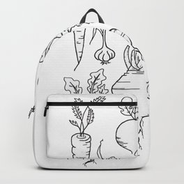 Root Vegetable Study Illustration Backpack