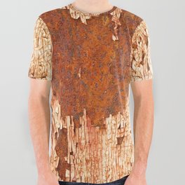 Rust textures All Over Graphic Tee