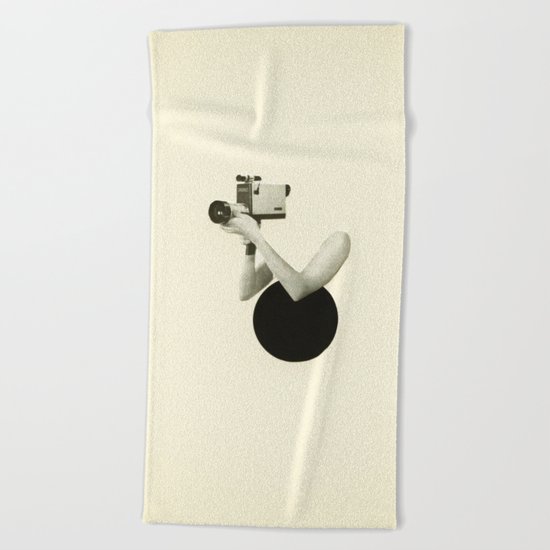 Film Noir Beach Towel