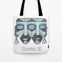 Gemini. Zodiac Sign. Tote Bag