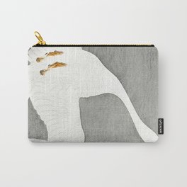 Goose at full moon by Ohara Koson Carry-All Pouch