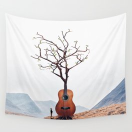 Guitar Tree Wall Tapestry