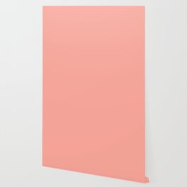 Simply Salmon Pink Wallpaper