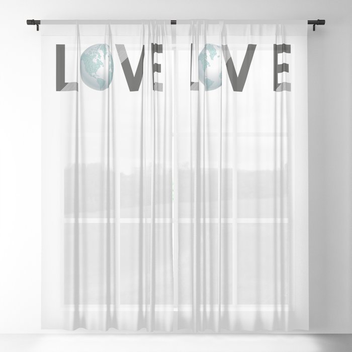 love Sheer Curtain