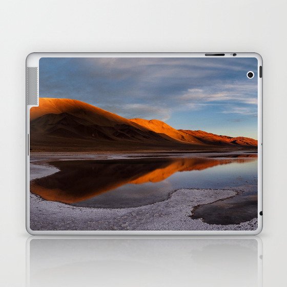Argentina Photography - Beautiful Sunset Over The Lake In The Desert Laptop & iPad Skin
