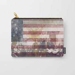 Betsy Ross Flag and Declaration of Independence Carry-All Pouch