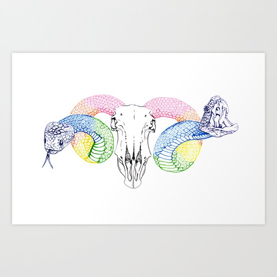 Medusa Art Print