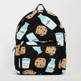 Milk and cookies pattern cute kids decor boys or girls room design Backpack